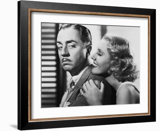 The Ex-Mrs. Bradford, from Left: William Powell, Jean Arthur, 1936-null-Framed Photo