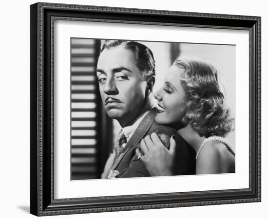 The Ex-Mrs. Bradford, from Left: William Powell, Jean Arthur, 1936-null-Framed Photo