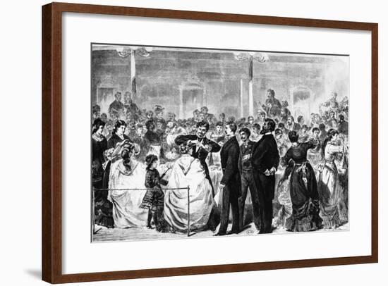 The Examination of Apprentices in the Tonhalle, Berlin, by a Committee of the Hairdressing…-German School-Framed Giclee Print