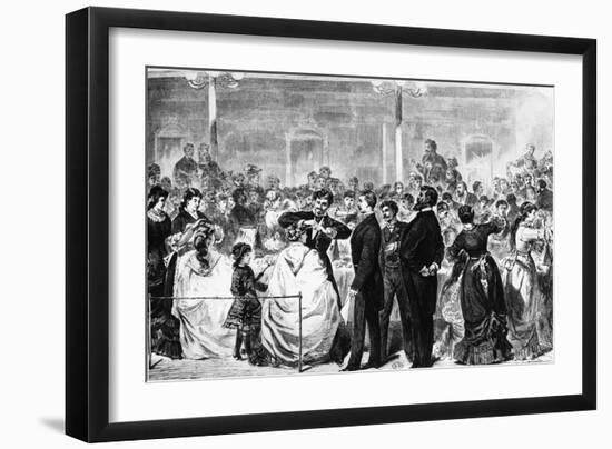 The Examination of Apprentices in the Tonhalle, Berlin, by a Committee of the Hairdressing…-German School-Framed Giclee Print