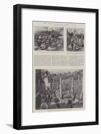 The Excavations at Bosco Reale-G.S. Amato-Framed Giclee Print