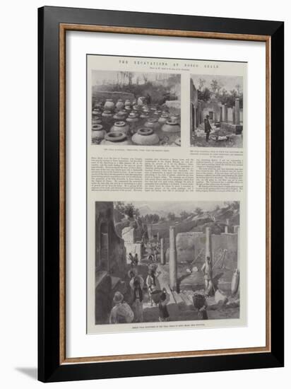 The Excavations at Bosco Reale-G.S. Amato-Framed Giclee Print