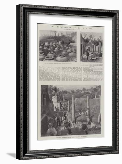 The Excavations at Bosco Reale-G.S. Amato-Framed Giclee Print