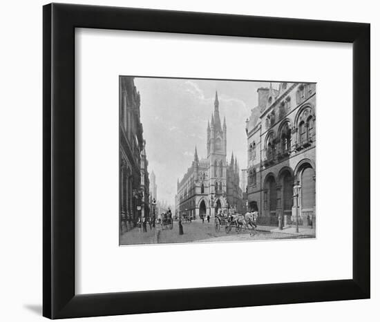 'The Exchange, Bradford', c1896-Hudson-Framed Photographic Print