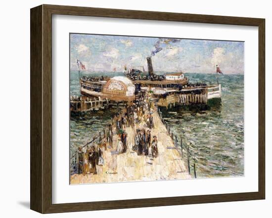 The Excursion Boat-Ernest Lawson-Framed Giclee Print