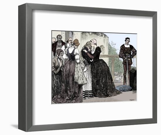 The execution of Anne Boleyn, 1536-Unknown-Framed Giclee Print