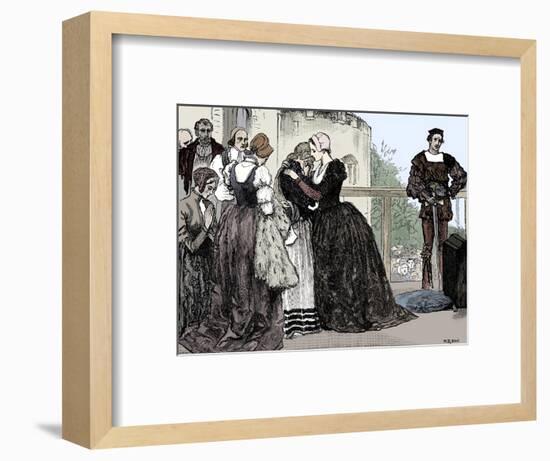 The execution of Anne Boleyn, 1536-Unknown-Framed Giclee Print