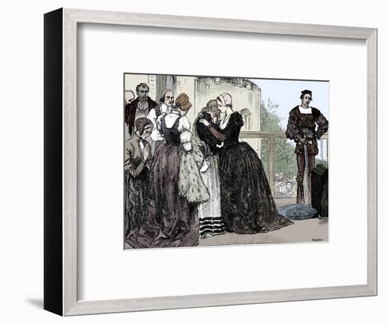 The execution of Anne Boleyn, 1536-Unknown-Framed Giclee Print