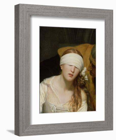 The Execution of Lady Jane Grey, 1833-Hippolyte Delaroche-Framed Giclee Print