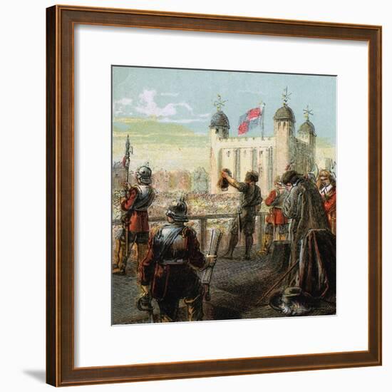 The Execution of Lord Strafford, 1641-null-Framed Giclee Print