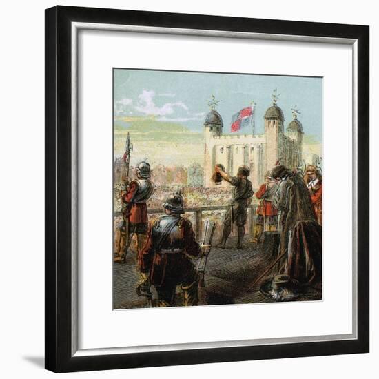 The Execution of Lord Strafford, 1641-null-Framed Giclee Print