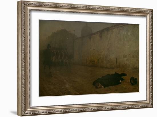 The Execution of Marshal Ney-Jean Leon Gerome-Framed Giclee Print