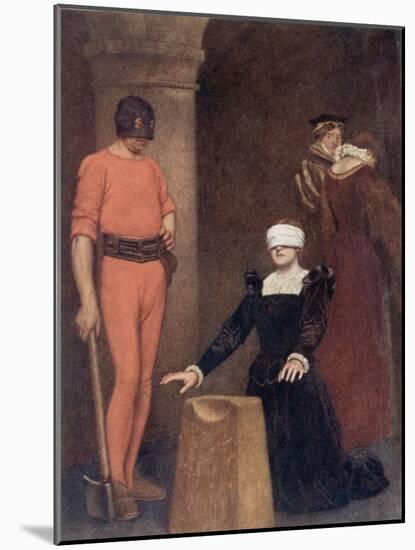 The Execution of Mary Queen of Scots, Fotheringay Castle, February Eighth, 1587-Sir James Dromgole Linton-Mounted Giclee Print