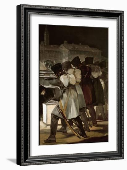 The Execution of May 3, 1808 Ou El Tres De Mayo (Oil on Canvas, 1814)-Francisco Jose de Goya y Lucientes-Framed Giclee Print