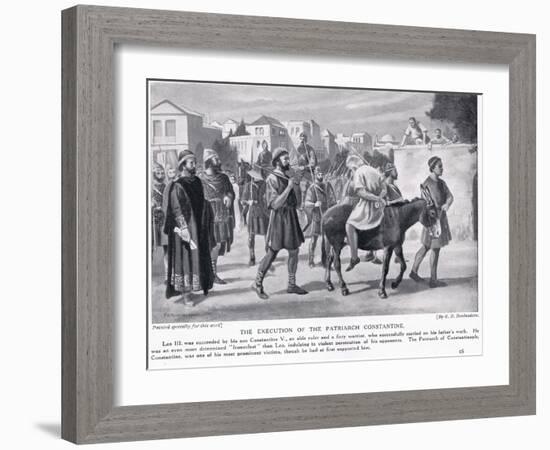 The Execution of the Patriarch Constantine-George Derville Rowlandson-Framed Giclee Print