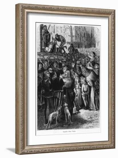 The Execution of the Sow from Falaise, Illustration from "The Man and the Beast"-null-Framed Giclee Print
