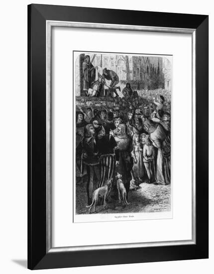 The Execution of the Sow from Falaise, Illustration from "The Man and the Beast"-null-Framed Giclee Print