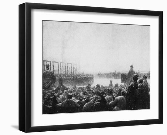 The Execution of the Terrorists in Russia, 1884-1885-Vasili Vasilyevich Vereshchagin-Framed Giclee Print