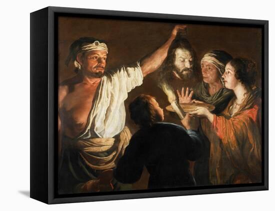 The Executioner with the Head of St. John the Baptist (Oil on Canvas)-William Dobson-Framed Premier Image Canvas