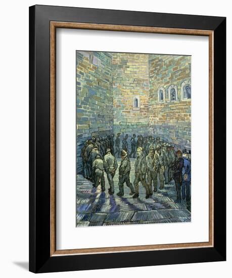 The Exercise Yard, 1890-Vincent van Gogh-Framed Giclee Print