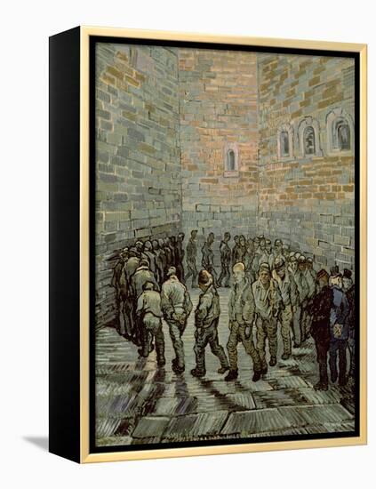 The Exercise Yard, or the Convict Prison, c.1890-Vincent van Gogh-Framed Premier Image Canvas