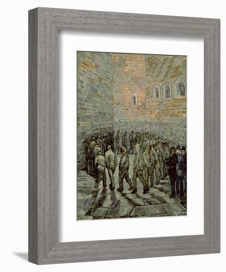 The Exercise Yard, or the Convict Prison, c.1890-Vincent van Gogh-Framed Giclee Print