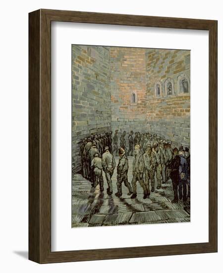 The Exercise Yard, or the Convict Prison, c.1890-Vincent van Gogh-Framed Giclee Print