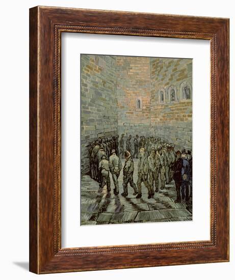 The Exercise Yard, or the Convict Prison, c.1890-Vincent van Gogh-Framed Giclee Print
