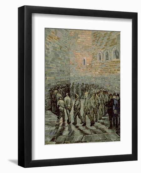 The Exercise Yard, or the Convict Prison, c.1890-Vincent van Gogh-Framed Giclee Print