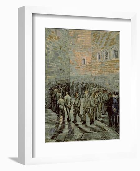 The Exercise Yard, or the Convict Prison, c.1890-Vincent van Gogh-Framed Giclee Print