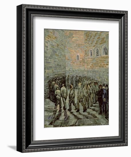 The Exercise Yard, or the Convict Prison, c.1890-Vincent van Gogh-Framed Giclee Print