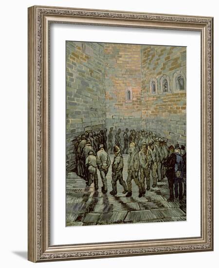 The Exercise Yard, or the Convict Prison, c.1890-Vincent van Gogh-Framed Giclee Print