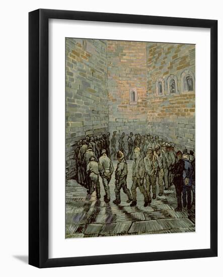 The Exercise Yard, or the Convict Prison, c.1890-Vincent van Gogh-Framed Giclee Print