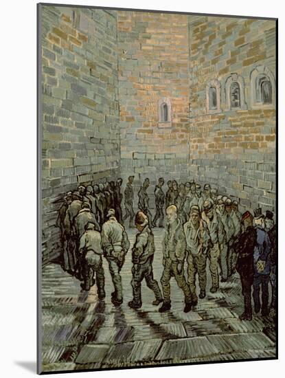 The Exercise Yard, or the Convict Prison, c.1890-Vincent van Gogh-Mounted Giclee Print