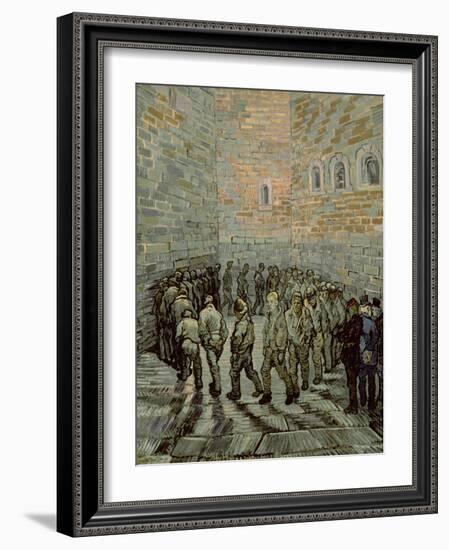 The Exercise Yard, or the Convict Prison, c.1890-Vincent van Gogh-Framed Giclee Print