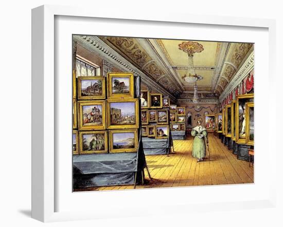 The Exhibition, 1835-Mary Ellen Best-Framed Giclee Print