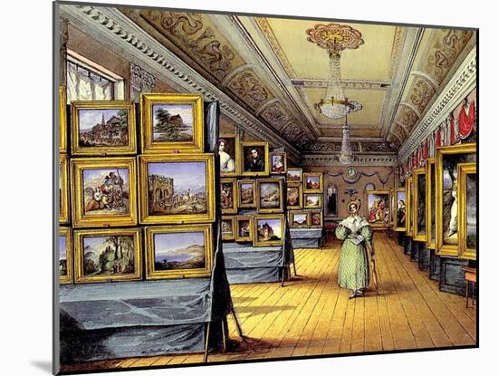 The Exhibition, 1835-Mary Ellen Best-Mounted Giclee Print