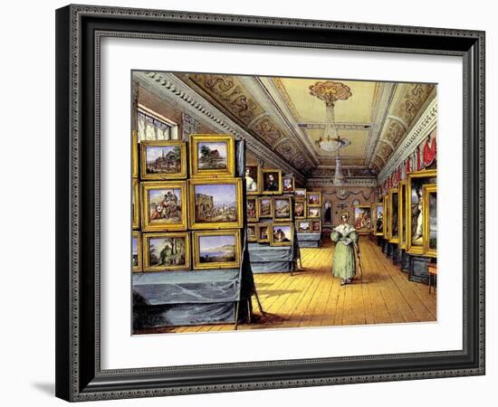 The Exhibition, 1835-Mary Ellen Best-Framed Giclee Print