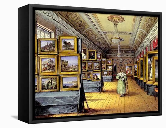 The Exhibition, 1835-Mary Ellen Best-Framed Premier Image Canvas