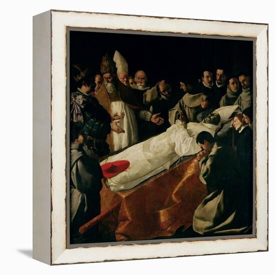 The Exhibition of the Body of St. Bonaventure (1221-74) after 1627-Francisco de Zurbarán-Framed Premier Image Canvas