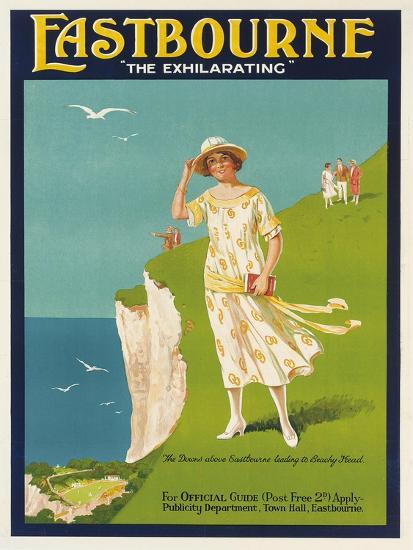 The Exhilarating Poster Advertising Eastbourne Giclee Print Art the-exhilarating-poster-advertising-eastbourne-giclee-print-art