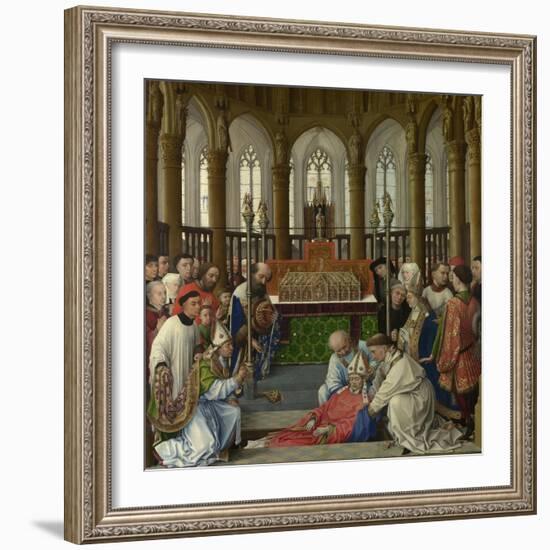 The Exhumation of Saint Hubert, 1430S-Rogier van der Weyden-Framed Giclee Print