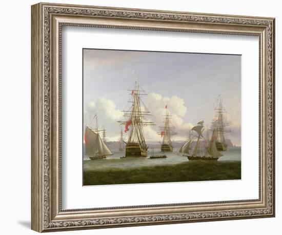 The Exile's Departure, 1826-Thomas Luny-Framed Giclee Print