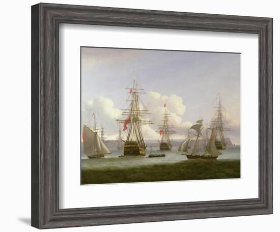 The Exile's Departure, 1826-Thomas Luny-Framed Giclee Print