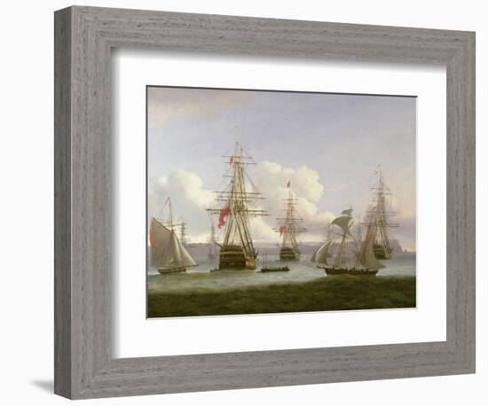 The Exile's Departure, 1826-Thomas Luny-Framed Giclee Print