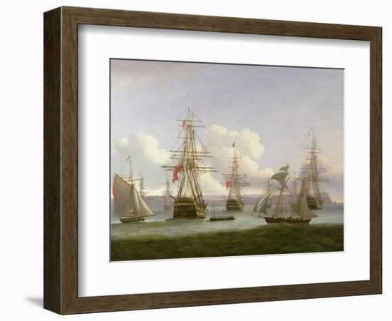 The Exile's Departure, 1826-Thomas Luny-Framed Giclee Print