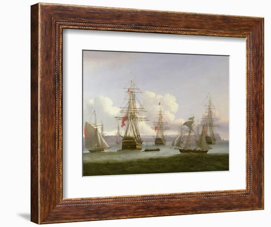 The Exile's Departure, 1826-Thomas Luny-Framed Giclee Print