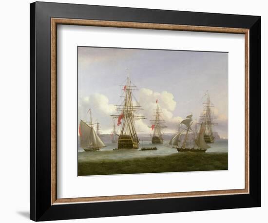 The Exile's Departure, 1826-Thomas Luny-Framed Giclee Print