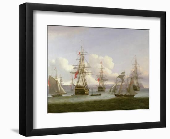 The Exile's Departure, 1826-Thomas Luny-Framed Giclee Print