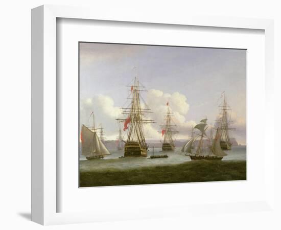 The Exile's Departure, 1826-Thomas Luny-Framed Giclee Print